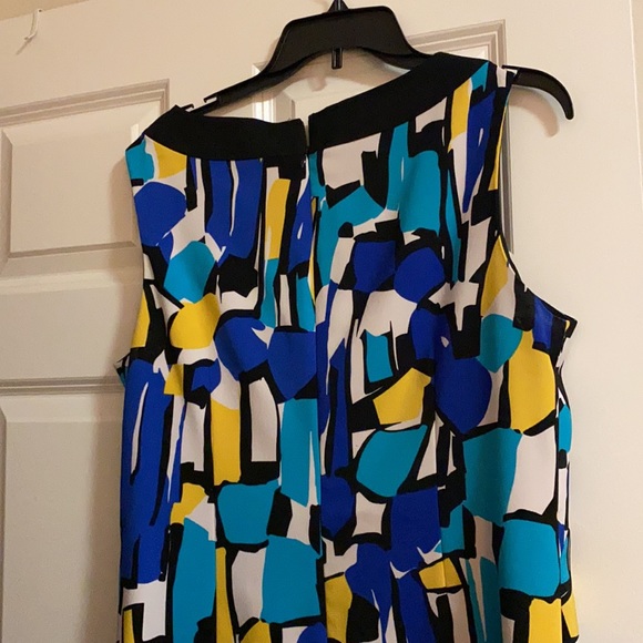 Perceptions New York Color Block Dress Size 16 - Picture 5 of 6